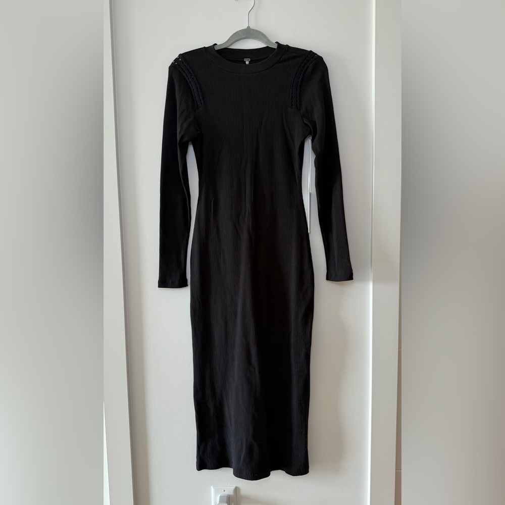 Young Fabulous & Broke Ribbed Midi Dress